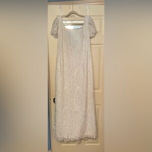 Vintage Mori Lee Beaded Wedding Gown